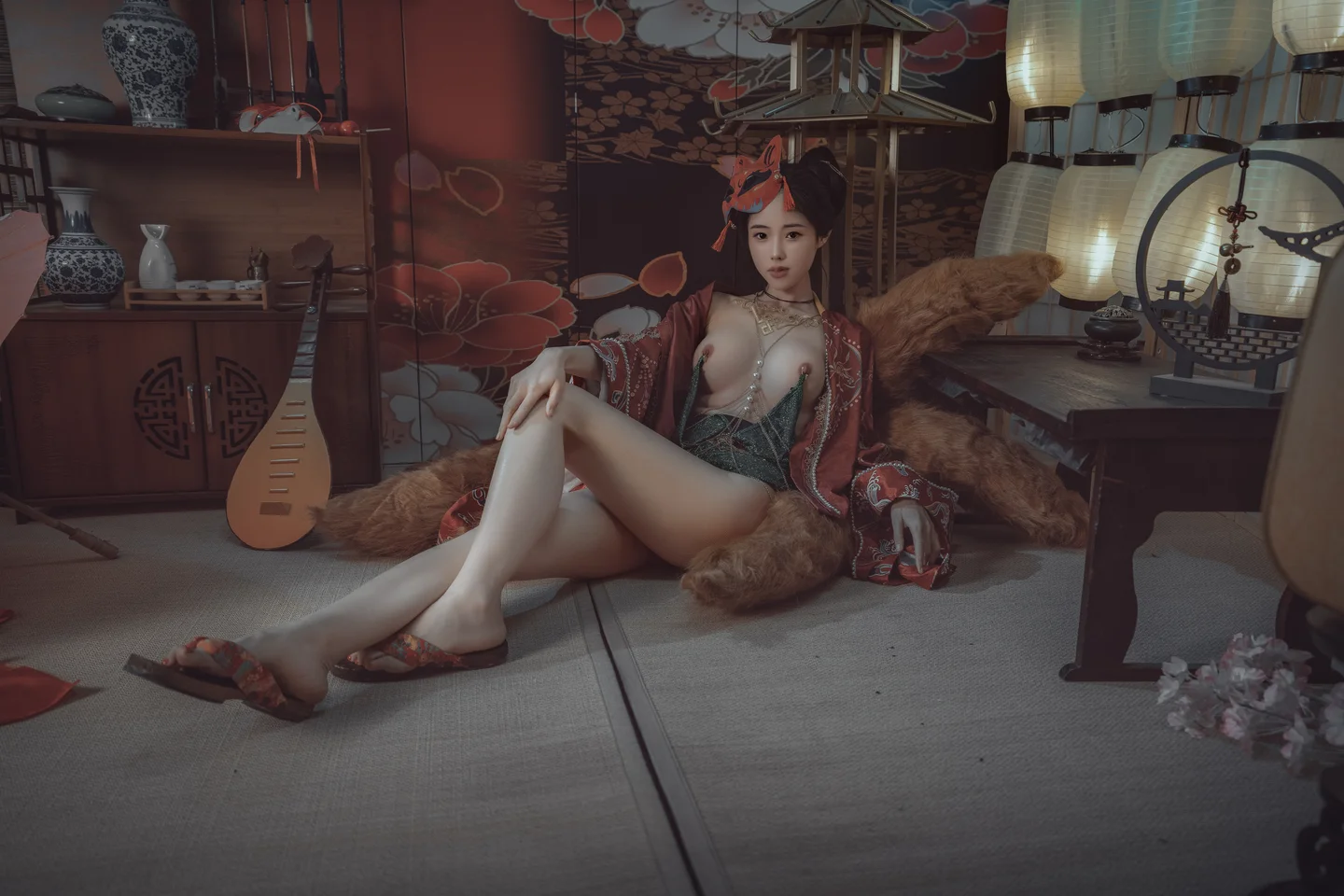 钛合金TiTi - 青丘赤狐 [64P-825MB] tg@simisebaisi 【丝足阁】024.webp